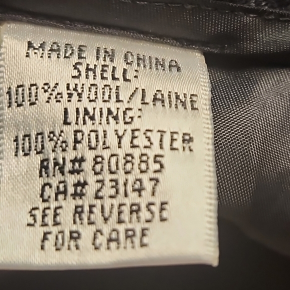 VTG Talbots Tartan blue gray plaid wool skirt fully lined knee length me… - Picture 4 of 7